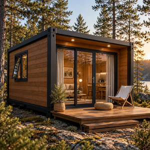 Maison de jardin modulaire préfabriquée, conteneurs pour hôtels et complexes hôteliers, maison conteneur pliable et extensible de 40 pieds pour maison de luxe extérieure - Product Image 6