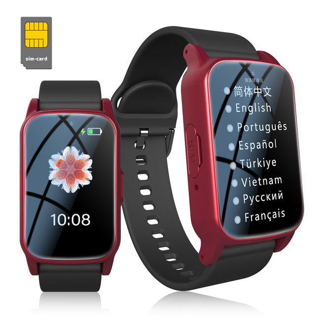SOS Calling Touch Screen Smartwatch with Camera VS5 Smart Safe Watch with GPS & Health Monitoring Elderly Care Smart Watch