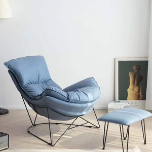 Sillón Mecedora Moderno de Lujo con Patas de Madera para Sala de Estar, Oficina en Casa, Villa, Escuela, Gimnasio, Almacén, Oficina en Casa Longxia, Silla de Descanso - Product Image 5