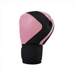 Hot Sale Custom Logo PU Leather Traditional Martial Arts Boxing Gloves Non-Slip Palm Adjustable Wrist <b>Strap</b> for Kick Boxing MMA - Product Image 1