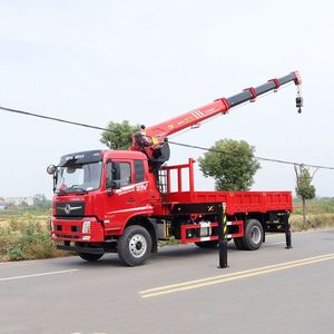 Camion de levage Dongfeng Changxing D3V 4x2 avec grue à flèche droite Sany de 10 tonnes pour le levage de marchandises en entrepôt, en cour et au port - Product Image 6