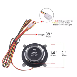 Prezzo di fabbrica universale motore Auto pulsante Smart <span class=keywords><strong>Start</strong></span> Stop sistema di controllo remoto avvio automatico PKE <span class=keywords><strong>Kit</strong></span> di ingresso senza chiave - Product Image 5