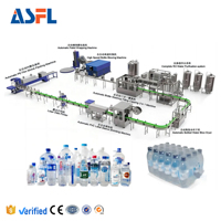 Ligne de production automatique de bouteilles PET de 500 ml de haute qualité 21000-24000 BPH, de la préforme à l'emballage, pour les boissons