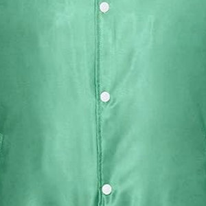 Chaqueta Varsity de Invierno de Alta Calidad, Impermeable y Resistente al Viento, Personalizada, de Poliéster Satinado, con Cuello Alto, Estilo Casual Urbano - Product Image 5