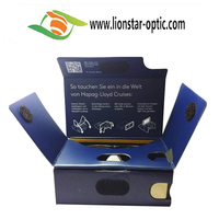 Vente en gros pliable Réalité virtuelle 3d Diy VR Lunettes Réalité virtuelle Carton Google Boîte visionneuse en papier VR