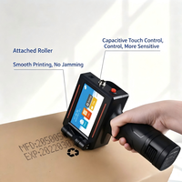 Imprimante jet d'encre portable M6 directe usine, machine de codage à écran tactile 4,3 pouces 600 dpi pour le marquage de date, code QR et logo