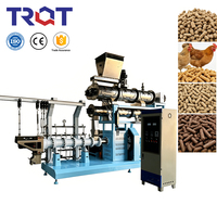 Extrudeuse professionnelle à vis simple de type humide pour aliments pour poissons riches en protéines