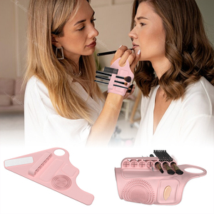 Vente chaude : Porte-gants multifonction en silicone sans BPA, support pour pinceaux de maquillage, organisateur d'accessoires de beauté - Product Image 6