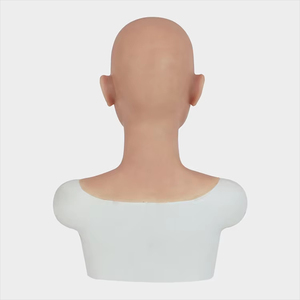 Maschera femminile in Silicone Rona copricapo per il collo e il trucco per il viso per Crossdresser Cosplay - Product Image 4