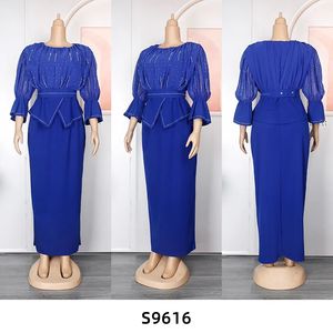 Hauts <span class=keywords><strong>et</strong></span> jupes africains pour femmes Dashiki Ankara 2 PCS Outfits Robe Plus Size Turkey Wedding Party Dresses 2023 Africa Clothing - Product Image 6