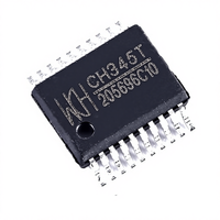 Microcontrolador WCH CH345T para Circuitos PCB, Paquete SSOP-20, Conversión USB a MIDI, Componentes Electrónicos 2024+