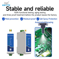 Émetteur de données sans fil LoRaWAN série Ebyte ODM E95, RS232/RS485, montage sur rail, radio standard LoRaWAN, protocole ABP/OTAA, 22 dBm