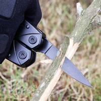 Pince pliante multifonction tout-en-un, outil compact de poche EDC pour le camping, la randonnée et l'entretien quotidien