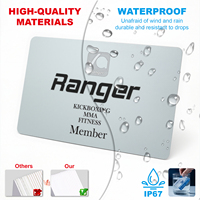 Tarjeta NFC RFID de PVC con Chip UID ISO 15693 Slix V, Codificada, Resistente, para Cerraduras de Habitaciones de Hotel sin Llave