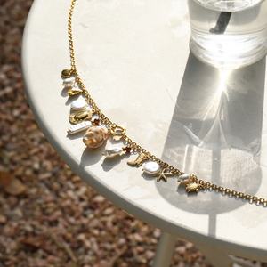 Bijoux pour femmes : Chaîne de corps, Chaîne de taille, Bijoux plaqués or, Bijoux coquillages et perles, Pendentif étoile de mer, Chaîne de ventre, Plage - Product Image 4