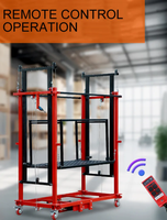 Échafaudage élévateur électrique portable avec chaîne de levage, construction métallique, treuil neuf