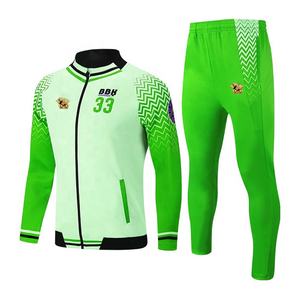 Sudaderas con capucha personalizadas para hombre y conjuntos de Jogger, chándal con logotipo sólido, chándal marrón, chándal Unisex de algodón suelto acanalado - Product Image 4