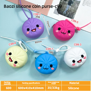 Nuovo Portachiavi in Silicone a Forma di Raviolo, Portamonete Carino e Realistico, Ciondolo Decorativo, Piccolo <span class=keywords><strong>Regalo</strong></span>, Vendita all'Ingrosso - Product Image 6
