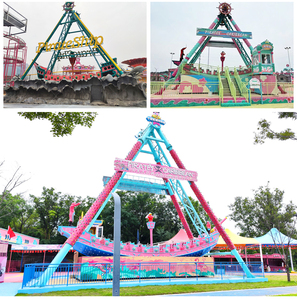 Manège Pirate Thrilling Ship, <span class=keywords><strong>Jeux</strong></span> <span class=keywords><strong>de</strong></span> Fête Foraine, Parc d'Attractions, Durable, en Fibre <span class=keywords><strong>de</strong></span> Verre et Métal, Capacité 40 Personnes, Extérieur, 37KW, 380V/220V - Product Image 2