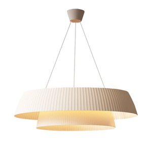 Lustre de salon rond à LED, suspension E27, commande par interrupteur, style Wabi Sabi, éclairage design pour la maison - Product Image 4