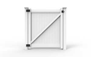 Fentech del vinile cancello <span class=keywords><strong>recinzione</strong></span>, cancelli recinzioni, di Plastica Del pvc Del Vinile scherma Privacy traliccio cancelli - Product Image 6