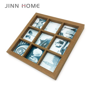 Ngà Mat Khung Ảnh Với <span class=keywords><strong>9</strong></span> Cửa Sổ Chín Hình Ảnh Hiển Thị Tường Hiển Thị Cho Đám Cưới Tốt Nghiệp Độc Đáo Mở Hình Ảnh Khung - Product Image 3