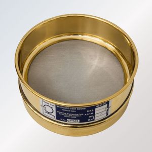 ตะแกรงทดสอบเฟรมทองเหลืองตะแกรงตาข่ายมาตรฐานสำหรับการทดสอบดิน - Product Image 3