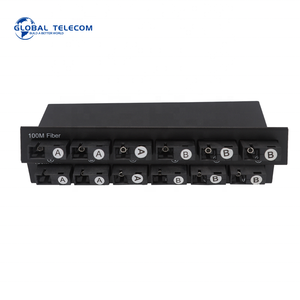 6 Sợi 2RJ45 Single Mode Single Core Fiber Optic 100 Base 1000 Base <span class=keywords><strong>Ethernet</strong></span> <span class=keywords><strong>Media</strong></span> <span class=keywords><strong>Converter</strong></span> Bộ Chuyển Đổi Quang Đơn - Product Image 2