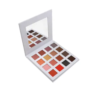 OEM Hersteller 16-Farben Damen-Eyeshadow Palette Strandbräunung Glitter helle Hauttöne Kosmetik Make-up Schimmer-Pulver