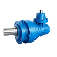 BAFFERO Seri N Reducer Gigi Helikal Sudut Kanan Planetary Gearbox Pengurang Kecepatan Motor  Poros Berongga/Kokoh ODM