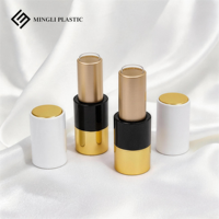 Vente en gros de tubes en plastique personnalisés réutilisables, emballages en kraft, tubes rechargeables pour baume à lèvres, tubes à lèvres magnétiques, tubes cosmétiques, couleur et logo personnalisés