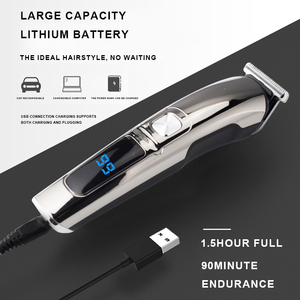 เครื่องโกนหนวดอเนกประสงค์ กันน้ำ ชาร์จไฟได้ IPX6 สำหรับผู้ชาย เครื่องตัดแต่งขนไฟฟ้าไร้สาย สำหรับผู้ชาย 61-90 - Product Image 4