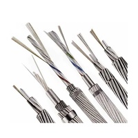 Câble OPGW à fibres optiques aériennes G652D G655 G655C à 12, 24, 36, 48 cœurs, prix d'usine