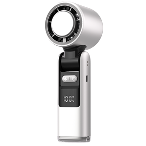 Ventilateur pliable numérique 199 avec affichage LED, rafraîchisseur <span class=keywords><strong>d</strong></span>'<span class=keywords><strong>air</strong></span> portable personnalisé, éclairage LED intégré – Offre Spéciale - Product Image 1