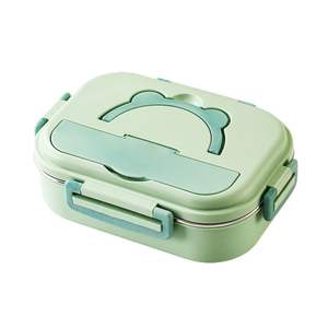 Kotak Makan Siang 2023 dari Stainless Steel, Terisolasi, Wadah Makanan Besar untuk Anak-Anak dan Dewasa, Kotak Salad Plastik dengan Mangkuk Sup - Product Image 5