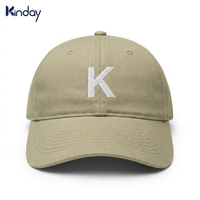 Topi Bisbol Bordir Custom Musim Panas Golf Unisex Polos Berbahan Twill Lembut Retro Tanpa Struktur dengan Pinggiran Melengkung yang Dipersonalisasi