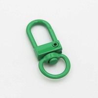 Porte-clés en métal et pendentif arc-en-ciel pour accessoires de bijoux gay et lesbiens, accessoires de sac, porte-clés de remorque, mousqueton pivotant