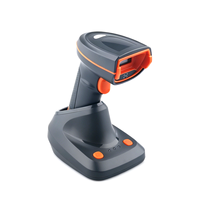 Lecteur de codes-barres 2D sans fil portable avec support de charge sans fil industriel