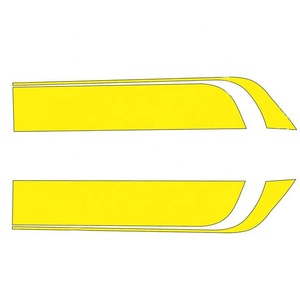 Filme Vinílico Longo para Capô de Carro DIY Estilo Racing Decalques Adesivos de Decoração - Product Image 4