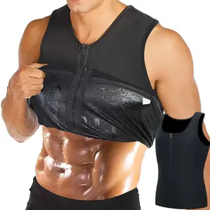 Canotta da palestra per uomo Shaper Body in Neoprene all'ingrosso, gilet Ultra sudore da uomo