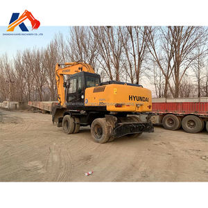 Excavadora de ruedas Hyundai 210W-7 210W-9 de calidad superior 21 toneladas Construcción de segunda mano Original Corea en stock - Product Image 6