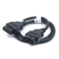 Cavo di prolunga per autoveicoli da 90CM cavo OBD maschio a femmina spina ELM327 connettore cavo OBD 2 interfaccia diagnostica a 16 Pin
