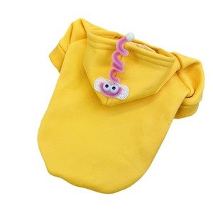 Cute Animal Hoodie For Dogs And <b>Cats</b> Polyester Fleece Sweatshirt With Leash Buckle Autumn Winter <b>Clothes</b> Pet Wear - Product Image 5