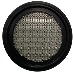 Disco de filtro de cono de malla con goma de plástico, acero inoxidable 304, 30, 50, 60, 80, 100