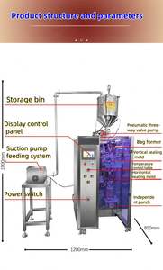 Machine d'emballage alimentaire pour miel, lait, jus, gel énergétique, shampoing, crème pour la peau, détergent à lessive, désinfectant pour les mains, viande en conserve pour animaux de compagnie, pâte alimentaire - Product Image 2