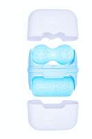 2024 nouveau système de roulement Derma 2-en-1 refroidissement de la peau rouleau de masseur facial pour le blanchiment des yeux et du corps lifting ciblé