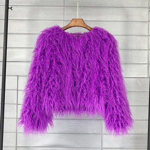 <span class=keywords><strong>Abrigo</strong></span> de Piel Sintética Delgado para Maternidad, Estilo Coreano, Color Sólido, de Lana, para Playa, para Mujer, Directo de Fábrica, de AliExpress Foreign Trade Supply - Product Image 4