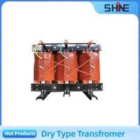Transformateur de distribution d'énergie industrielle de type sec monophasé/triphasé SCB 18 10kV à haute efficacité et faibles pertes, certifié CE