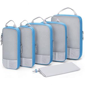 Lot de 6 sacs de rangement de voyage, cubes d'emballage pour vêtements, organisateurs de bagages - Product Image 3