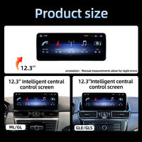 Reproductor Multimedia Dvd Inalámbrico para Automóvil 12.3 con Carplay, Navegación GPS, Pantalla Táctil Universal para Mercedes ML GLE W166 GL GLS X166 12-19